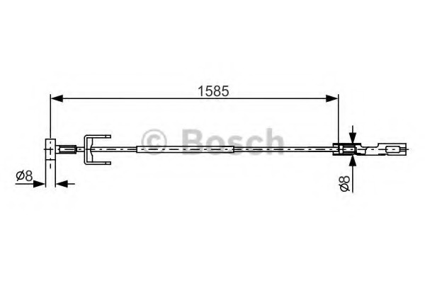 Cablu 1 987 482 145 BOSCH pentru Opel Vivaro Renault Trafic Nissan Primastar