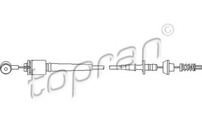 Cablu acceleratie 302 775 TOPRAN pentru Ford Focus