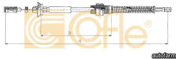 Cablu acceleratie CITROËN JUMPER caroserie (230L) LINEX LIN142128