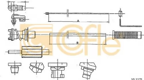 Cablu acceleratie CITROEN C2 JM COFLE 10.1171 PieseDeTop