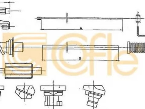 Cablu acceleratie CITROEN C3 II COFLE 10.1171 PieseDeTop