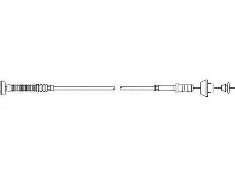 Cablu acceleratie FORD ESCORT Mk V (GAL), FORD ESCORT Mk V combi (GAL, AVL), FORD ESCORT Mk VI (GAL) - TOPRAN 302 773