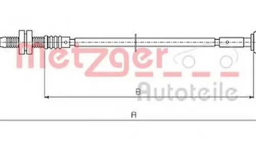 Cablu acceleratie FORD MONDEO I combi BNP METZGER 110181 PieseDeTop