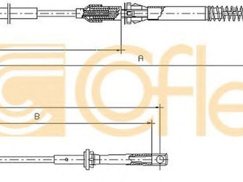 Cablu acceleratie FORD TRANSIT platou sasiu E COFLE 11.0161