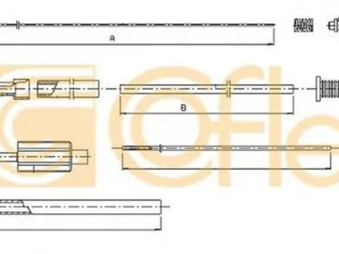 Cablu acceleratie MAZDA MPV II LW COFLE 10.1179 PieseDeTop