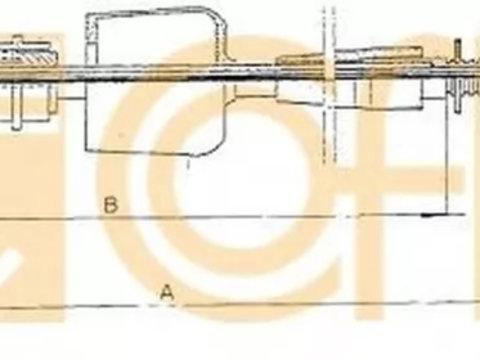 Cablu acceleratie OPEL ASTRA F combi 51 52 COFLE 11.1244 PieseDeTop