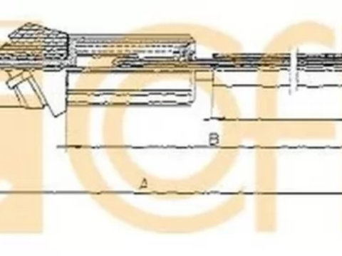 Cablu acceleratie PEUGEOT 106 I 1A 1C COFLE 10.1131 PieseDeTop
