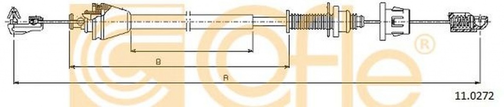 Cablu acceleratie RENAULT LAGUNA I B56 556 COFLE 11.0272