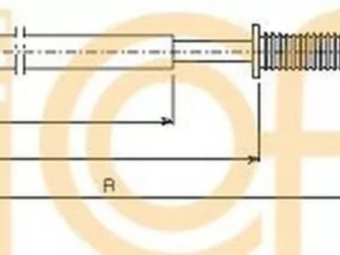 Cablu acceleratie RENAULT LAGUNA I B56 556 COFLE 11.0272 PieseDeTop