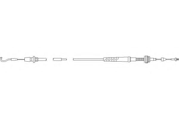 Cablu acceleratie SEAT TOLEDO (1L), VW PASSAT (3A2, 35I), VW PASSAT Variant (3A5, 35I) - TOPRAN 103 603