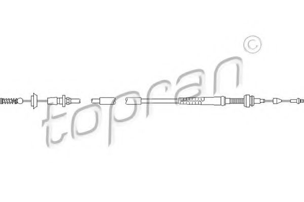 Cablu acceleratie SEAT TOLEDO II (1M2) (1998 - 2006) TOPRAN 109 853 piesa NOUA