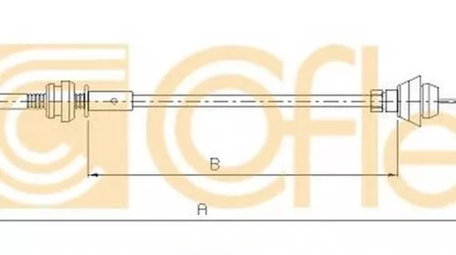 Cablu acceleratie SKODA FELICIA I 6U1 COFLE 10.141