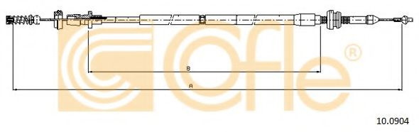 Cablu acceleratie VW BORA (1J2) (1998 - 2005) COFLE 10.0904