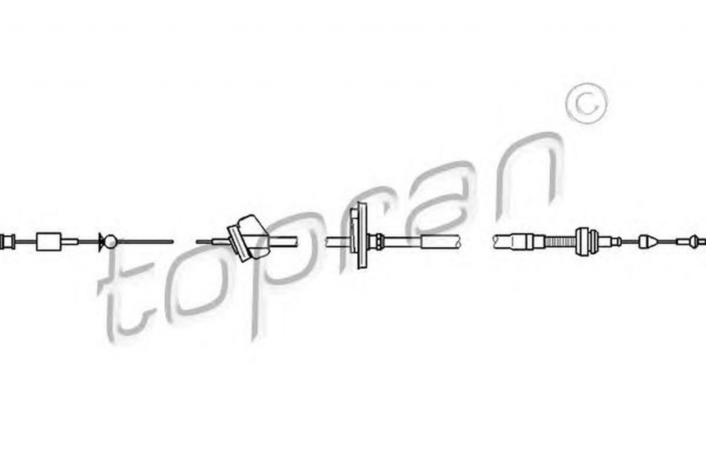 Cablu acceleratie VW PASSAT 3B2 TOPRAN 112160