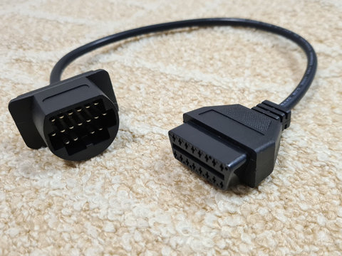 Cablu adaptor 17 Pin la 16 Pin OBD2 pentru Mazda / Ford Ranger