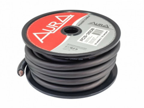 Cablu alimentare AURA PCS 350B, Metru Liniar / Rola 10m, 50mm2 (1 / 0AWG) - Metru liniar