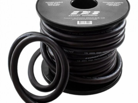 Cablu alimentare Deaf Bonce MPC-0 GA OFC, Metru Liniar / Rola 15m, 50mm2 (1 / 0AWG),Negru - Metru liniar