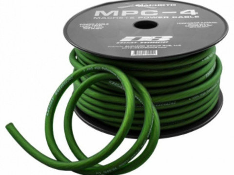 Cablu alimentare Deaf Bonce MPC-4 GA OFC, Metru Liniar / Rola 30m, 20mm2 (4 AWG), Verde - Metru liniar