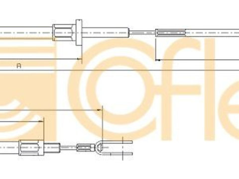 Cablu ambreiaj 1702 9 COFLE pentru Iveco Daily