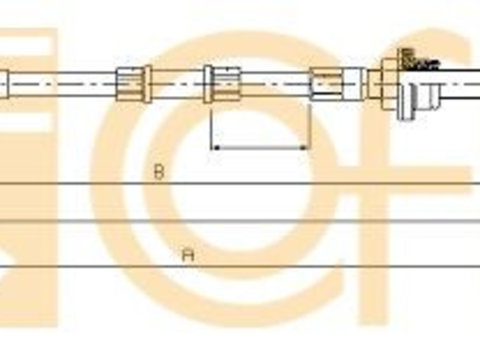 Cablu ambreiaj 18 2511 COFLE pentru Kia Picanto