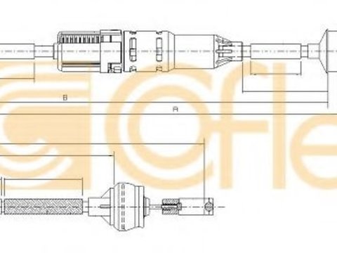 Cablu ambreiaj CITROËN BERLINGO caroserie (M_) (1996 - 2016) COFLE 15.1211