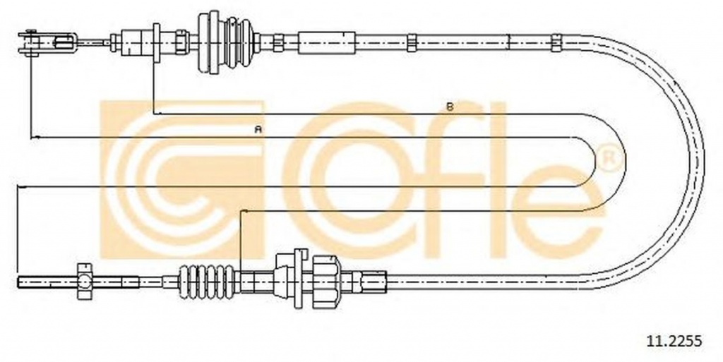 Cablu ambreiaj CITROEN C1 PM PN COFLE 11.2255