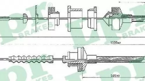 Cablu ambreiaj CITROEN JUMPER caroserie 244 LPR C0057C PieseDeTop