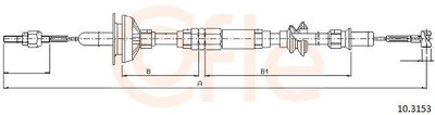 Cablu ambreiaj COFLE 10.3153