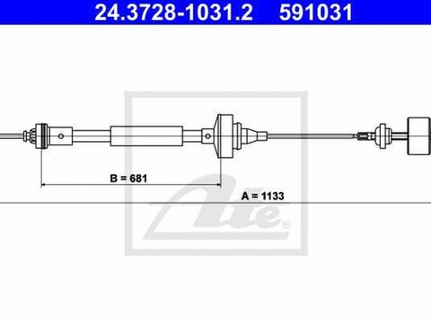 Cablu ambreiaj DACIA LOGAN EXPRESS FS TEXTAR 58013900