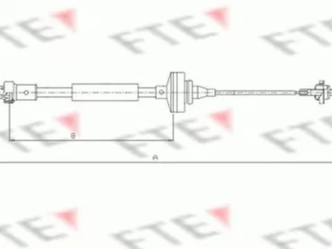 Cablu ambreiaj DACIA SANDERO FTE FKS20023 PieseDeTop