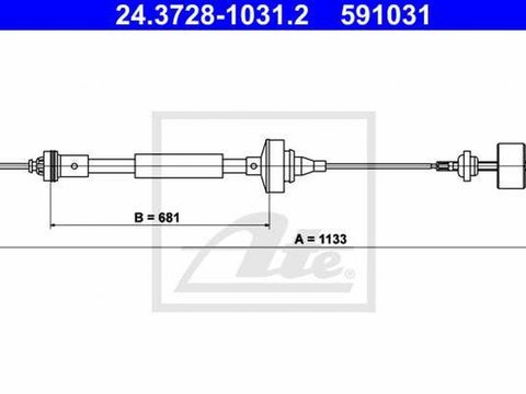 Cablu ambreiaj DACIA SANDERO TEXTAR 58013900