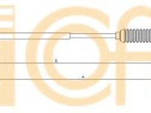 Cablu ambreiaj FIAT SCUDO Combinato (220P) (1996 - 2006) COFLE 11.3925
