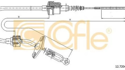 Cablu ambreiaj FIAT STRADA pick-up 178E COFLE 12.7