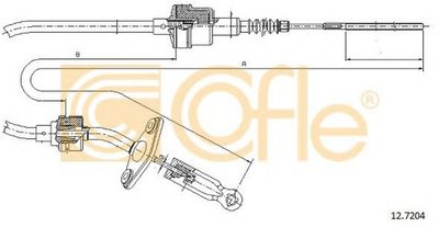 Cablu ambreiaj FIAT STRADA pick-up 178E COFLE 12.7