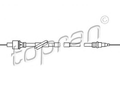 Cablu ambreiaj FORD TRANSIT bus E TOPRAN 302376