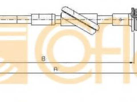 Cablu ambreiaj FORD TRANSIT caroserie (E) (1994 - 2000) COFLE 10.2444 piesa NOUA