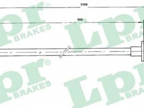 Cablu ambreiaj IVECO DAILY II platou sasiu LPR C0051C