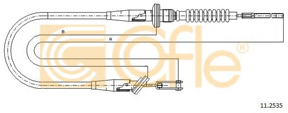 Cablu ambreiaj OPEL AGILA (A) (H00) (2000 - 2007) COFLE 11.2535