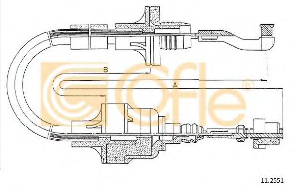 Cablu ambreiaj OPEL VECTRA A hatchback (88_, 89_) 