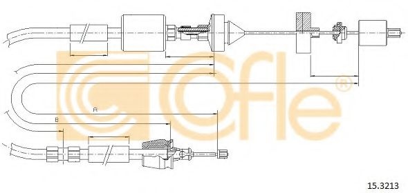 Cablu ambreiaj RENAULT CLIO II (BB0/1/2, CB0/1/2) 