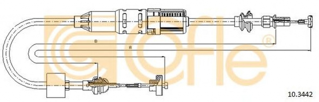 Cablu ambreiaj VW POLO CLASSIC 6KV2 COFLE 10.3442