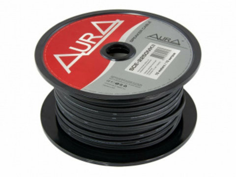 Cablu boxe Aura SCE 2250 MKII, Metru Liniar / Rola 75m, 2x2,5mm2 (14AWG) - Metru liniar