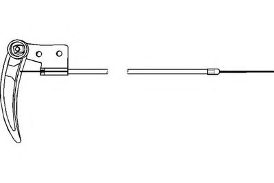 Cablu, capota motor AUDI 4000 (81, 85, B2), AUDI 9