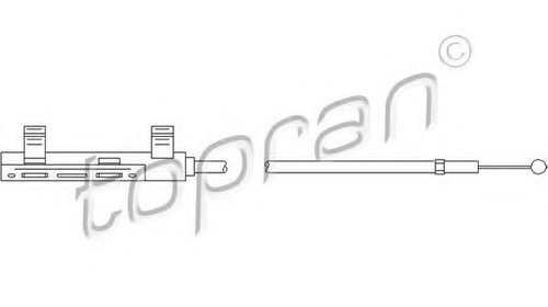 Cablu, capota motor SKODA SUPERB (3U4) (