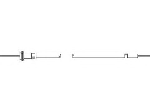 Cablu, capota motor VW POLO (6N1), VW POLO (6N2) - TOPRAN 112 159