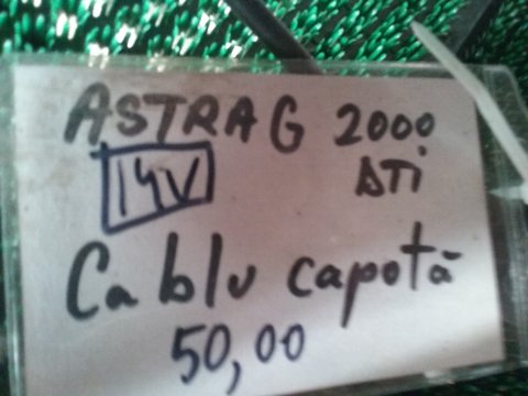 Cablu capota Opel Astra G 2000 DTI