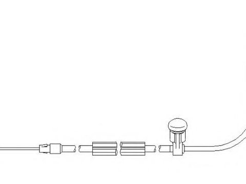 Cablu, frana de lucru MERCEDES-BENZ C-CLASS limuzina (W204), MERCEDES-BENZ C-CLASS T-Model (S204) - TOPRAN 401 909