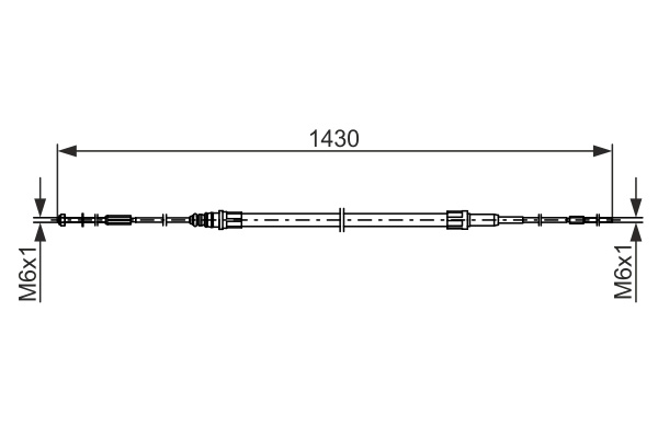 Cablu frana de mana BOSCH VW TRANSPORTER T6 / CARAVELLE T6 bus (SGB, SGJ, SHB, SHJ) 2015-2024 - 1 987 482 864