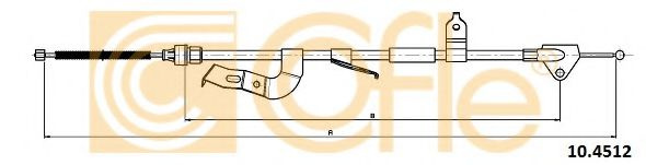 Cablu frana de mana CITROËN C1 II (2014