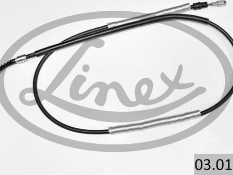 Cablu frana de mana Dreapta/stanga 1770mm/1600mm AUDI A4 B6 A4 B7 3.0 d/3.2/4.2 03.03-03.09 LINEX LIN03.01.59